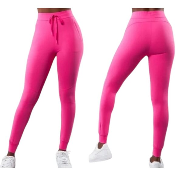 BuffBunny Collection Hot Pink High-Waist Athletic, Active Wear Joggers - Size M - Picture 15 of 15